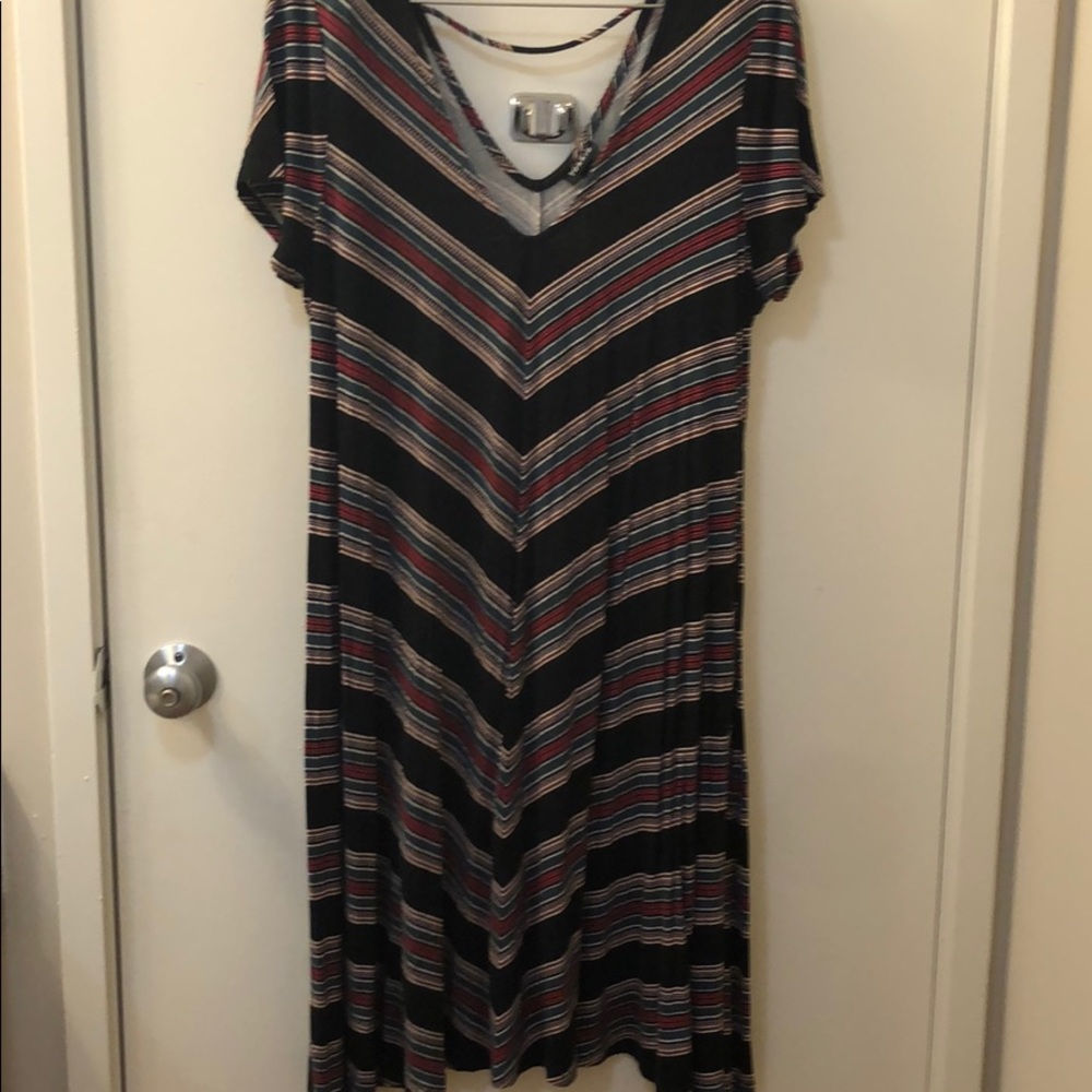 Striped T Shirt Dress - Torrid - Size 2